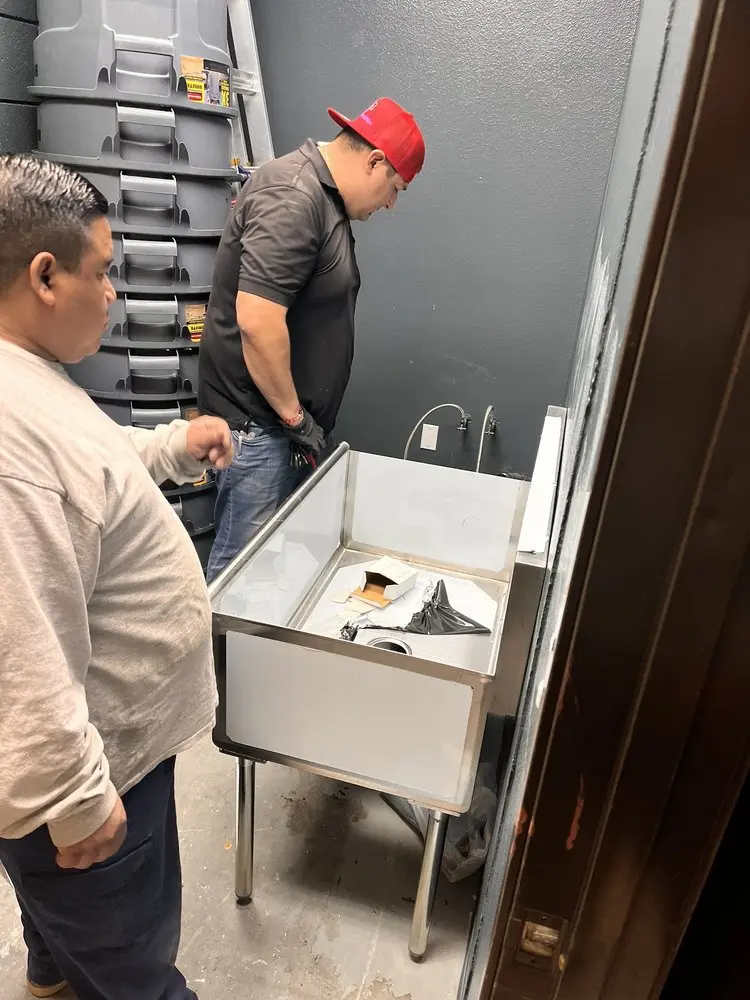 Commercial plumbing and sink installation in Dana Point